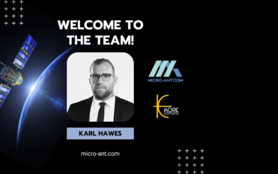 Micro-Ant Announces Karl Hawes as New Business Development Specialist. 